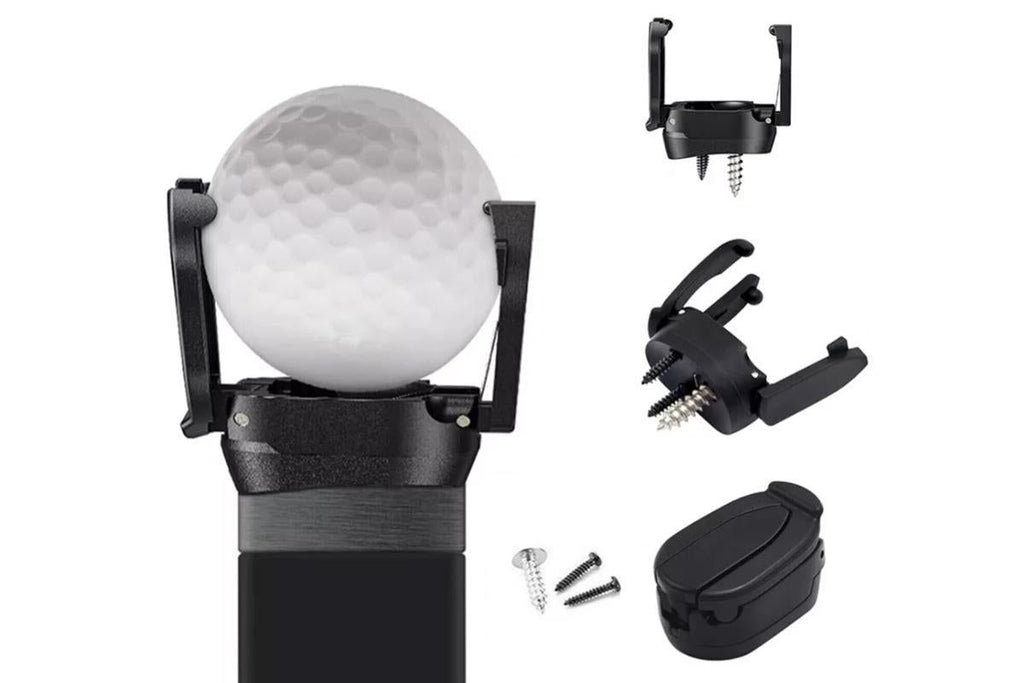8Pcs Foldable Golf Ball Pick Up Claw Sucker Put On Putter Grip Golf Ball Pick Up Retriever Grabber Golf Accessories