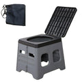 Portable Folding Toilet for Camping and Travel Grey