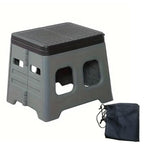 Portable Folding Toilet for Camping and Travel Grey