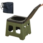 Portable Folding Toilet for Camping and Travel Grey