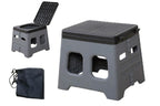 Portable Folding Toilet for Camping and Travel Grey