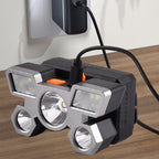 USB Rechargeable LED Headlamp with 4 Modes for Camping Fishing & Outdoor