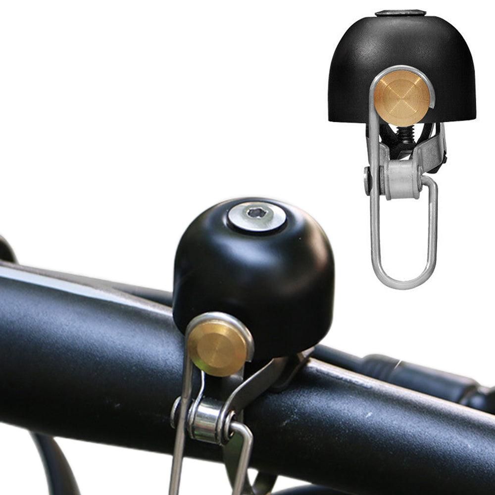 Retro Bike Bell Copper Crisp Cycling Bicycle Handlebar Bell Alarm Ring Sliver
