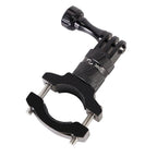 360-Degree Rotating Bike Handlebar Mount for GoPro Hero 13 12 11 Cameras Black