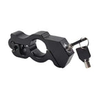 Motorcycle Bicycle Handlebar Anti-Theft Lock Grip Security Accessory Red