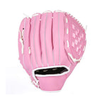 1X Baseball Glove Softball Training Mitt Left Hand Gloves for Adult Pink - M