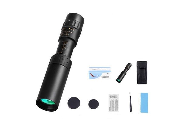 10-300X Zoom HD Portable Monocular Long Range Professional Telescope for Outdoor Travel