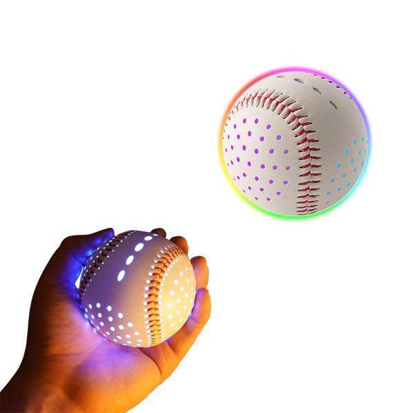 9-Inch USB Rechargeable LED Baseball for Night Play