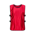 4Pcs Scrimmage Training Vest Team Sports Games Practice Jersey Red