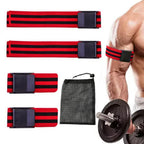 Bundle Booty Resistance Bands Blood Flow Restriction Straps for Glute and Hip Exercising Fitness Red