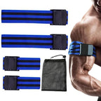 Bundle Booty Resistance Bands Blood Flow Restriction Straps for Glute and Hip Exercising Fitness Red