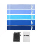 TPE Resistance Loop Exercise Bands for Fitness Strength Training Yoga and Home Gym Blue
