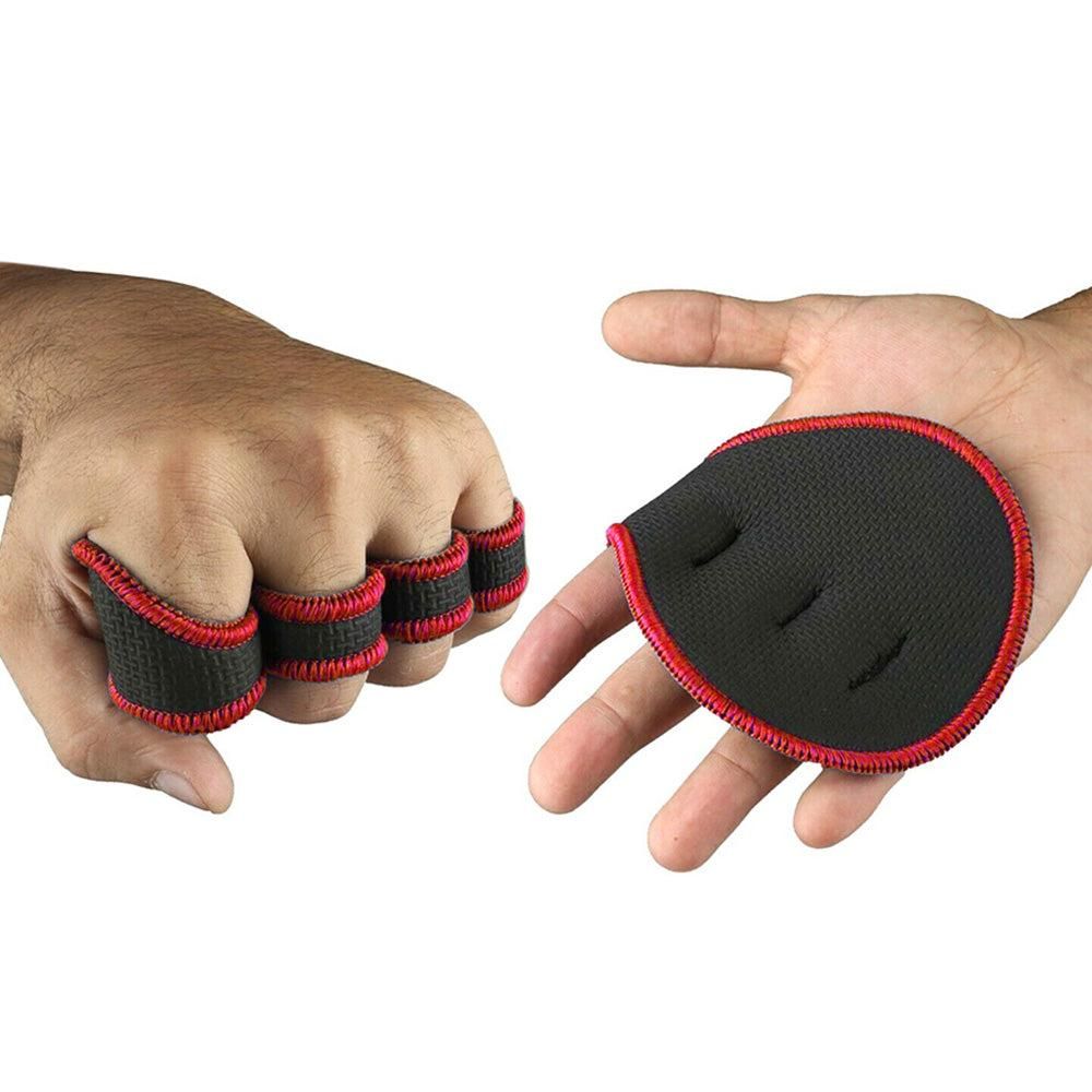 Four-Finger Gym Palm Grip Gloves Non-Slip Weight Lifting Gloves for Men & Women Purple