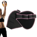 Four-Finger Gym Palm Grip Gloves Non-Slip Weight Lifting Gloves for Men & Women Pink