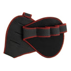 Four-Finger Gym Palm Grip Gloves Non-Slip Weight Lifting Gloves for Men & Women Red