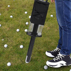 Portable Golf Ball Retriever Shag Bag - Holds Up to 70 Balls Black