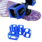 4 Pieces Skater Trick Trainers Silicone Skateboard Wheel Stop Covers Skater Skill Training Tools Blue