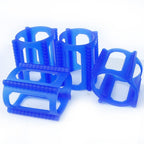 4 Pieces Skater Trick Trainers Silicone Skateboard Wheel Stop Covers Skater Skill Training Tools Blue