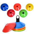 50Pcs Soccer Cones with Storage Bags and Brackets Sports Training Marker Discs