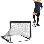 Portable Soccer Goal Net Quick Set-up Training Equipment for Backyard Soccer Orange