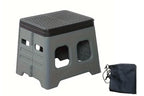 Portable Folding Toilet for Camping & Travel - Grey