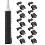 10 Pcs Tennis Racket Grip Tape PU Anti-Slip Overgrip Black