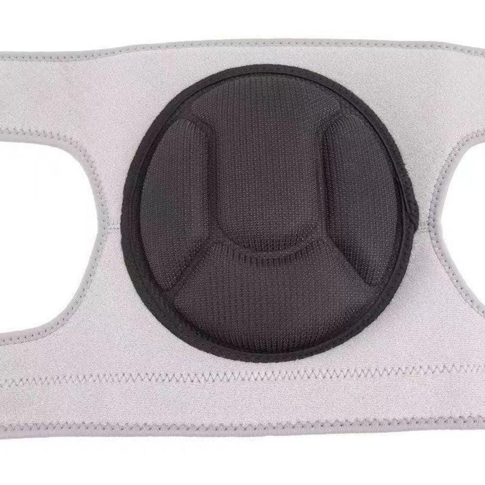 Pair of Knee Pads Anti-Slip Knee Protector Braces for Work Sports Grey - L
