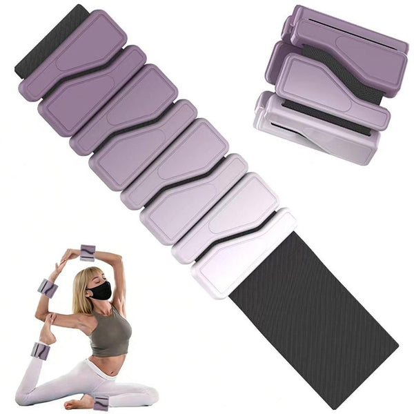 Weighted Silicone Wrist Bands Adjustable for Exercise Fitness & Strength Purple
