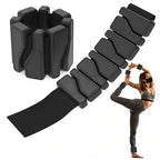 Weighted Silicone Wrist Bands Adjustable for Exercise Fitness & Strength Purple
