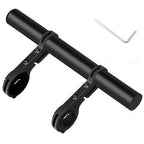20cm Aluminum Alloy Bicycle Handlebar Extender Mount for Bike Accessories Black
