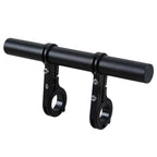20cm Aluminum Alloy Bicycle Handlebar Extender Mount for Bike Accessories Black
