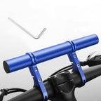 20cm Aluminum Alloy Bicycle Handlebar Extender Mount for Bike Accessories Blue