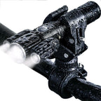 3-Head USB Rechargeable Headlight With Bracket for Night Cycling