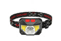 Rechargeable Motion Sensor LED Headlamp Head Torch Headlight