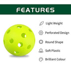 20 Pack Green 9 Inch Soft Training Baseballs Lightweight Hollow Airflow
