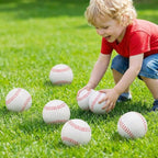 Soft PU Training Baseball 6Pcs Indoor Lightweight Pract Sports Ball Set