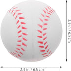 Soft PU Training Baseball 6Pcs Indoor Lightweight Pract Sports Ball Set