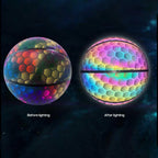 Reflective Luminous Glow Basketball Wear-Resistant PU Big hexagon 1Pc