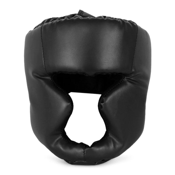 Kickboxing Head Gear for Adults/ MMA Training Spng Maal Arts Boxing Helmet - Black S