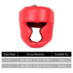 Kickboxing Head Gear for Adults/ MMA Training Spng Maal Arts Boxing Helmet - Black L