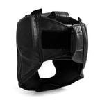 Kickboxing Head Gear for Adults/ MMA Training Spng Maal Arts Boxing Helmet - Black L
