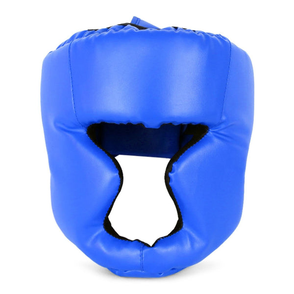 Kickboxing Head Gear for Adults/ MMA Training Spng Maal Arts Boxing Helmet - Blue L