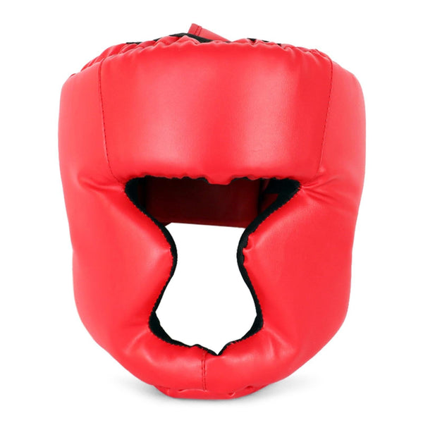 Kickboxing Head Gear for Adults/ MMA Training Spng Maal Arts Boxing Helmet - Red S