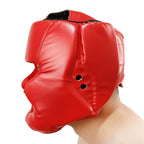 Kickboxing Head Gear for Adults/ MMA Training Spng Maal Arts Boxing Helmet - Red L