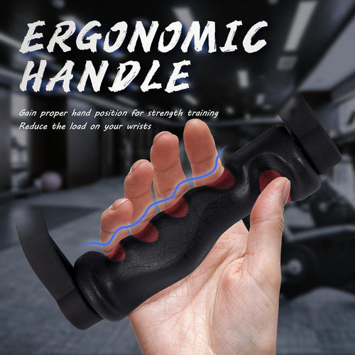 1 Piece Black Dual D-Tension Grip Removable V-Triangle Rod Home Gym