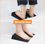 2 Pack Black EVA Foam Wedge Set for Yoga Calf Stretch Squat Incline Plate 9x6x2in