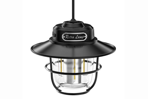 Portable Camping Light Waterproof LED Tent Lantern Rechargeable Outdoor Hanging Lamp