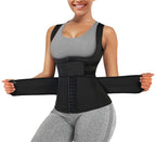 Waist Trainer Vest For Women Corset Trimmer Belt Slimming Body Shaper Tummy Control Cincher - S