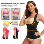 Waist Trainer Vest For Women Corset Trimmer Belt Slimming Body Shaper Tummy Control Cincher - 3XL