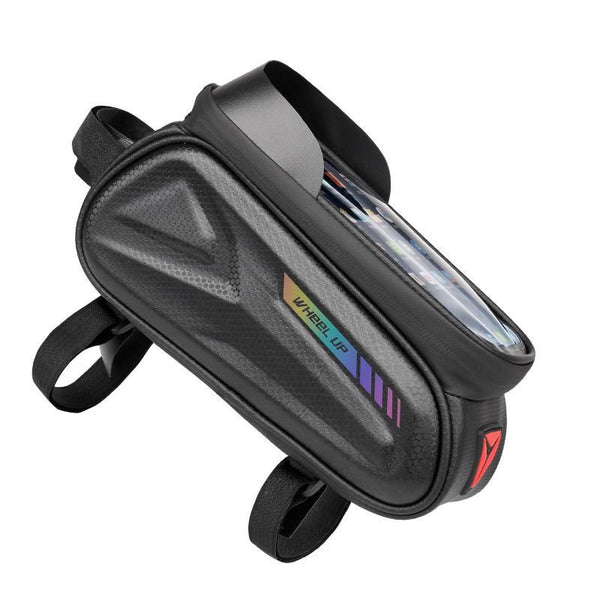 7-inch Waterproof Bike Phone Storage Bag with Reflective Accents